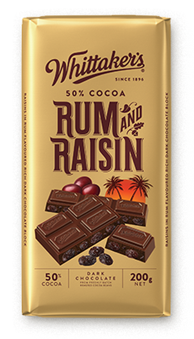 WHITTAKERS RUM RAISIN