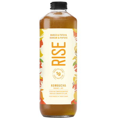 Rise - Organic Mango & Papaya Kombucha