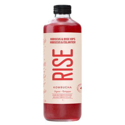 Rise - Organic Hibiscus & Rose Hips Kombucha