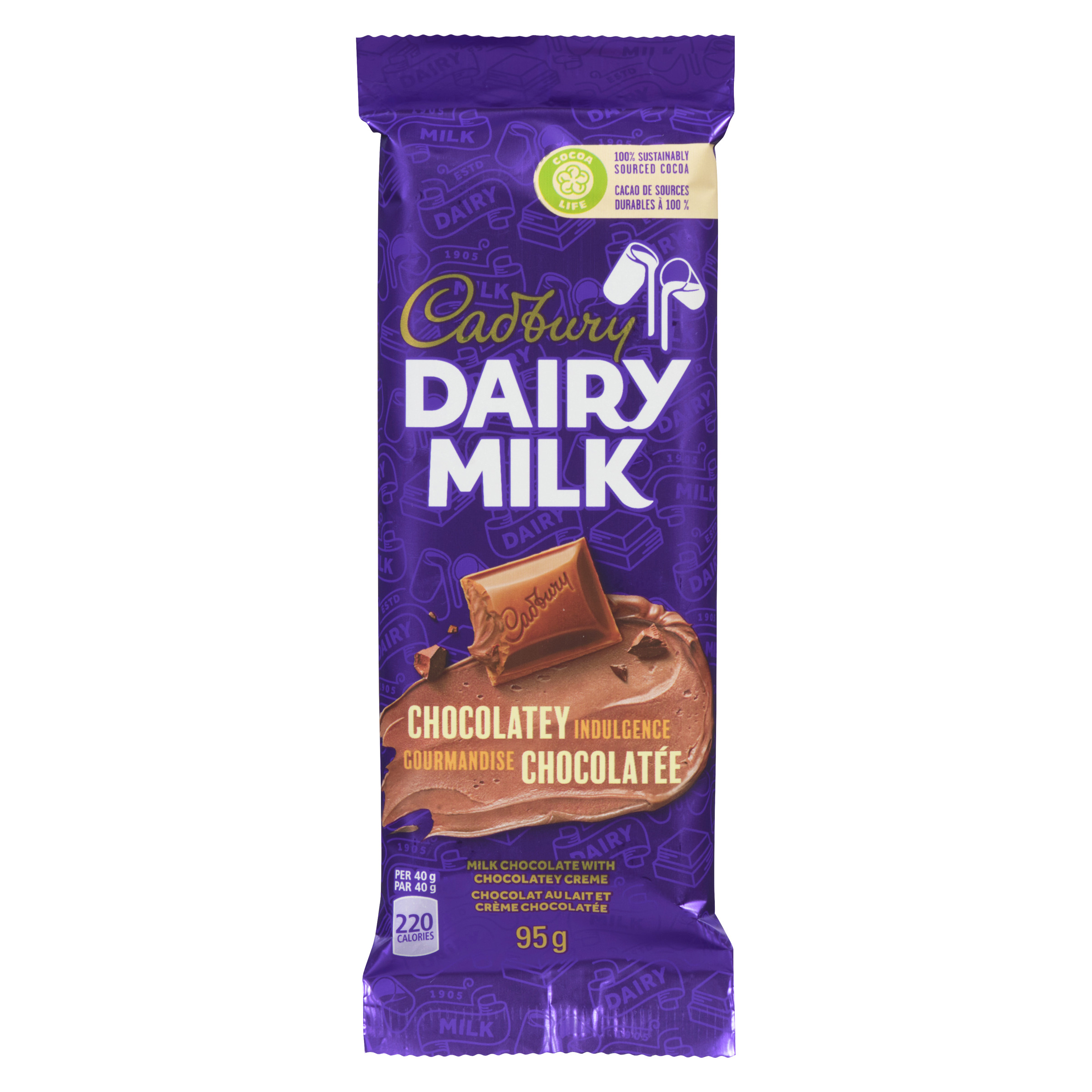 Cadbury - Dairy Milk Chocolate Indulgence with Chocolate Creme Bar ...