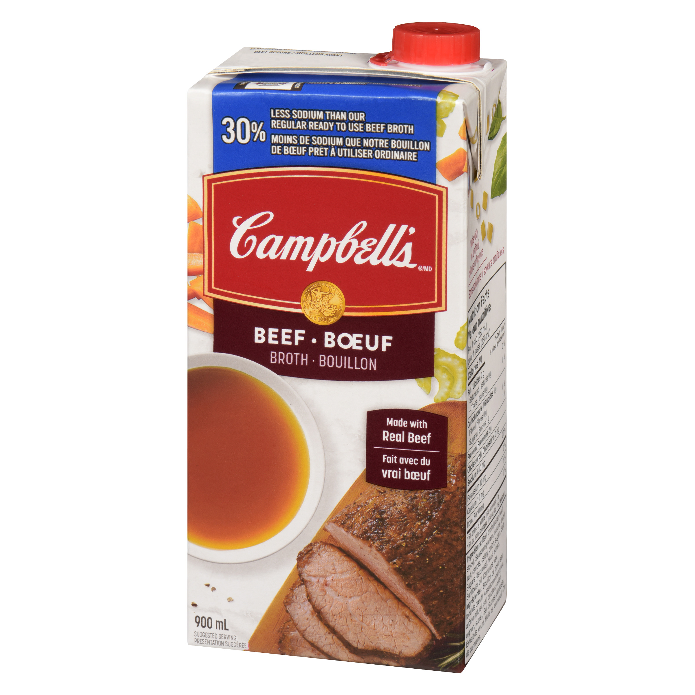 Campbell s 25 Less Sodium Beef Broth Stong s Market