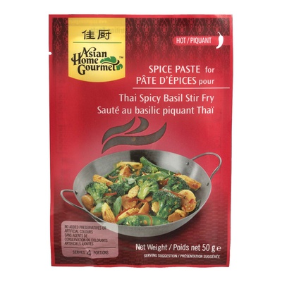 ASIAN HOME GOURMET thai spicy basil stir fry