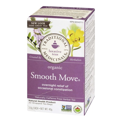Traditional Medicinals Organic Smooth Move Senna Herbal Laxative