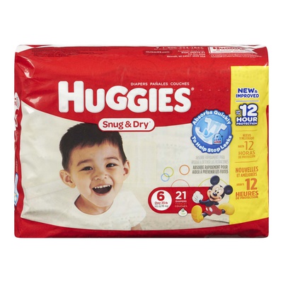 HUGGIES DIAPERS SNUG&DRY - Step 6