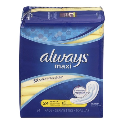 ALWAYS MAXI REGULAR UNSCENTED