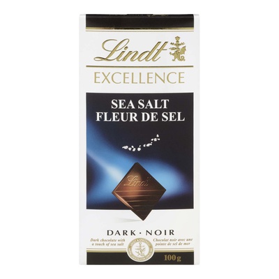 Lindt - Excellence Dark Chocolate with Sea Salt Bar