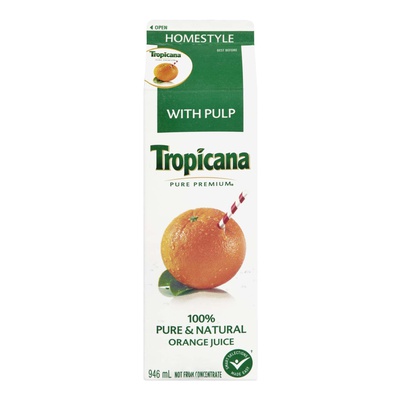 Tropicana - Homestyle Orange Juice - Some Pulp