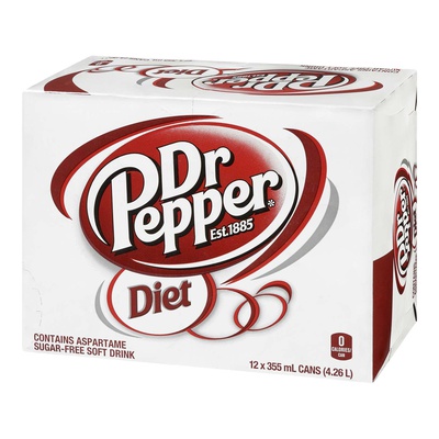 DR. PEPPER  -  DIET 12 PK 355M