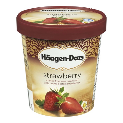 Haagen Dazs Ice Cream - Strawberry