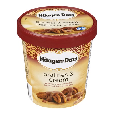 Haagen Dazs Ice Cream - Pralines & Cream