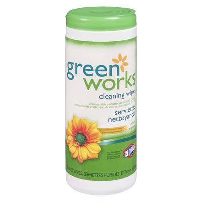 GREENWORKS NATURAL WIPES ORIGINAL