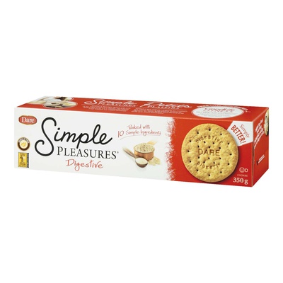 DARE SIMPLE PLEASURES COOKIES DIGESTIVE