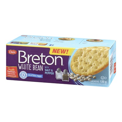 Dare - Breton White Bean with Salt and Pepper Gluten Free Crackers