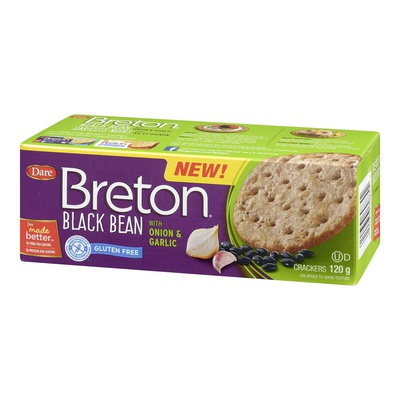 DARE BRETON GLUTEN FREE BLACK BEAN ONION
