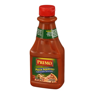 PRIMO GARLIC & BASIL PIZZA SAUCE SQUEEZE