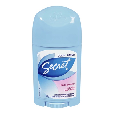 SECRET SOLID A / P - BABY PWDER