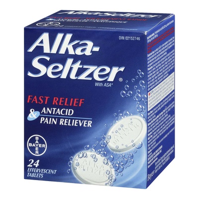 Alka- Seltzer Antacid and Pain Reliever Effervescent Tablets
