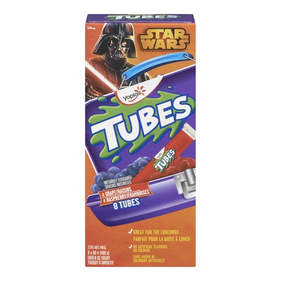 YOPLAIT TUBES RASP / GRAPE 60g