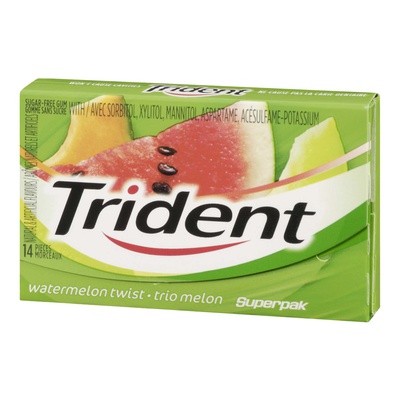 Trident - Sugar Free Up & Up Watermelon Gum