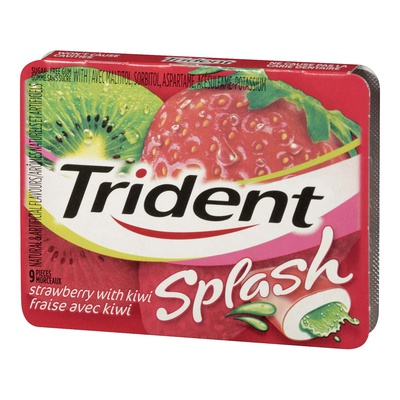 Trident Splash - Strawberry Kiwi Gum