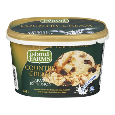Island Farms - Country Cream - Caramel Explosion Ice Cream