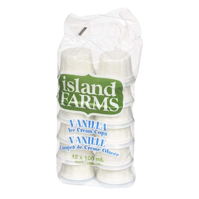 ISLAND FARMS VANILLA CUPS