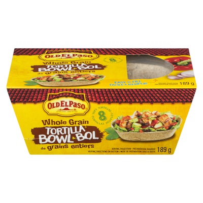 OLD EL PASO TORTILLA BOWLS-WHOLE WHEAT