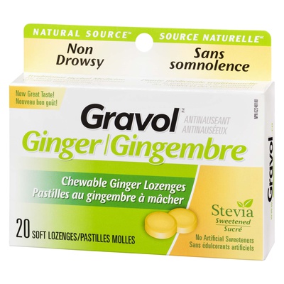 Gravol - Chewable Ginger Lozenges