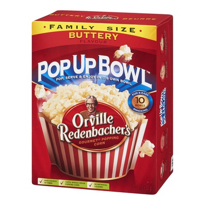 ORVILLE REDENBACHER POP UP BOWL BUTTERY