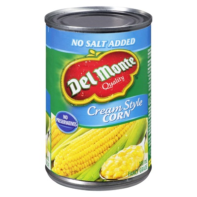 DELMONTE CREAM CORN no salt