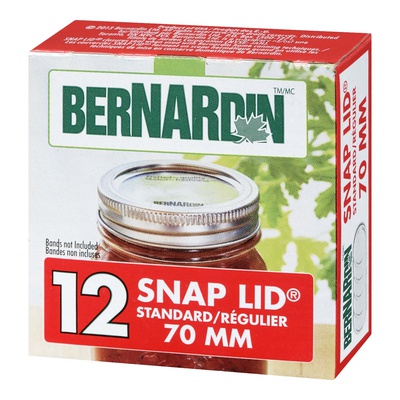 BERNARDIN SNAP LIDS STRD 70mm