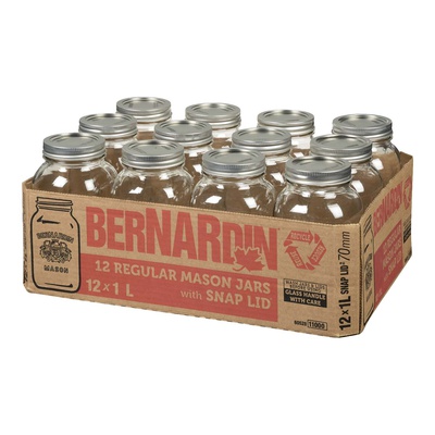 Bernadin - Regular Mason Jars 1L