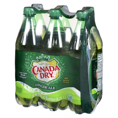 Canada Dry - Ginger Ale - 6 Pack Bottles