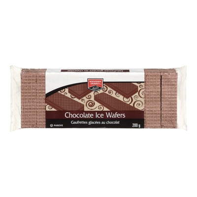 WESTERN FAMILY CHOCOLATE ICE WAFERS