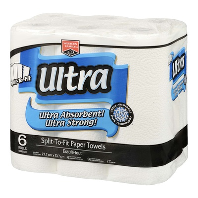 Western Family - Split to Fit Paper Towels