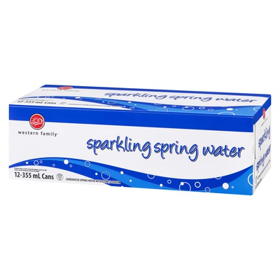 Western Family - Sparkling Water Cans