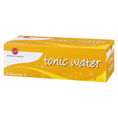 Western Family - 12 Pack Tonic Water