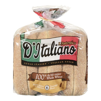 D'ITALIANO - W / W SAUSAGE BUNS