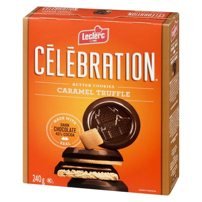 CELEBRATION CARAMEL 70% DARK CHOC