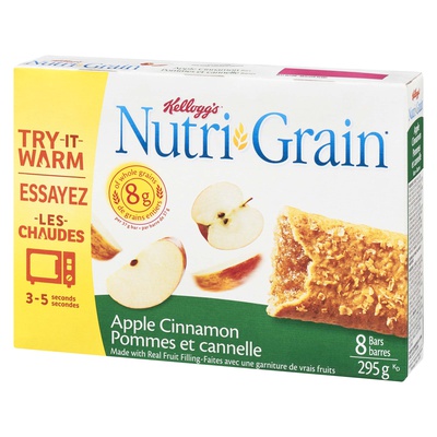 NUTRIGRAIN CERAL BARS APPLE& CINNAMON