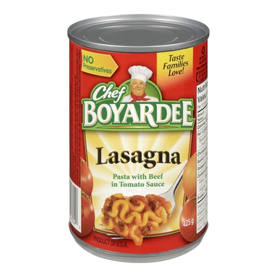 Chef Boyardee - Pasta with Beef in Tomato Sauce