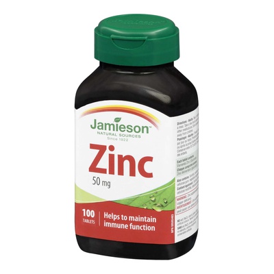 JAMIESON ZINC 50MG TABS
