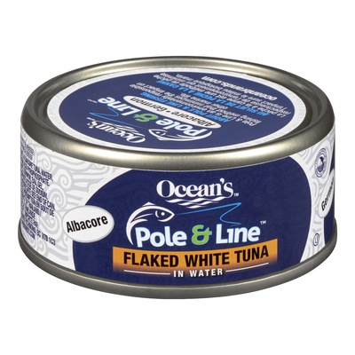 OCEANS POLE & LINE FLAKED WHITE TUNA
