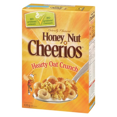 GENERAL MILLS HONEY NUT - HEARTY OAT
