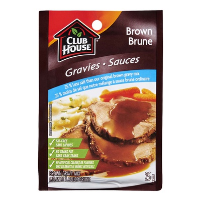 CLUB HOUSE - Brown Gravy Mix (Low Sodium)