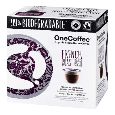 OneCoffee - French Dark Roast Coffee, Single Serve Keurig Pods