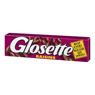HERSHEY GLOSETTE RAISINS