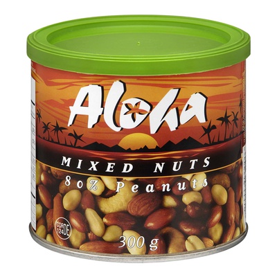 ALOHA MIX NUTS 80PCT PNUTS