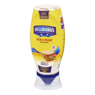 Hellmann's - Real  Mayonnaise Squeeze Bottle