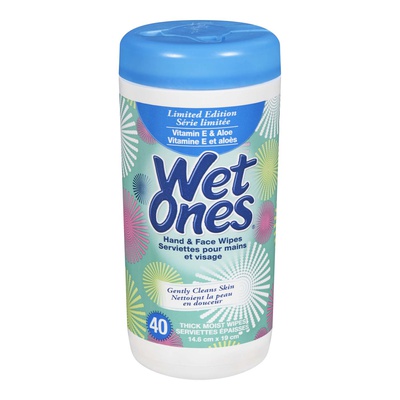 Wet Ones - Vitamin E & Aloe Hand Wipes